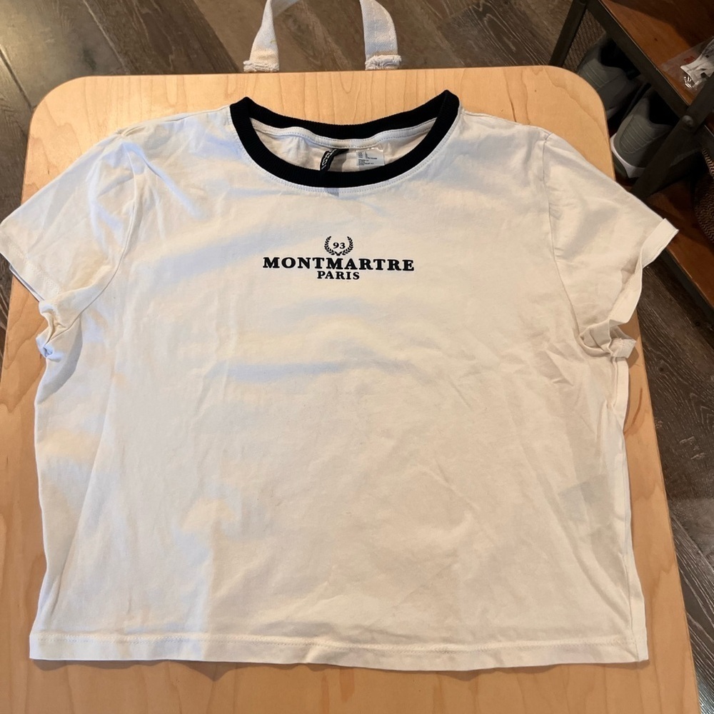 ~Divided~ Cream Montmartre Paris T-Shirt